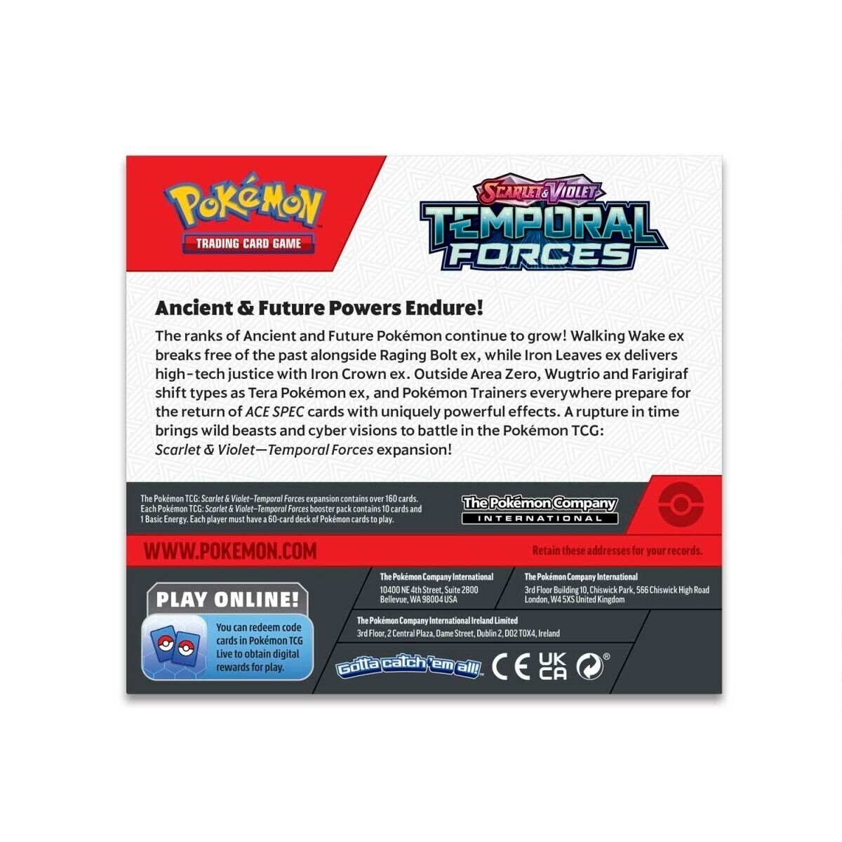 Pokémon TCG: Temporal Forces Booster Box (36 Packs) Sealed
