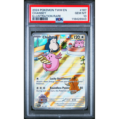 Pokémon Graded Card: Chansey Twilight Masquerade PSA Gem Mint 10