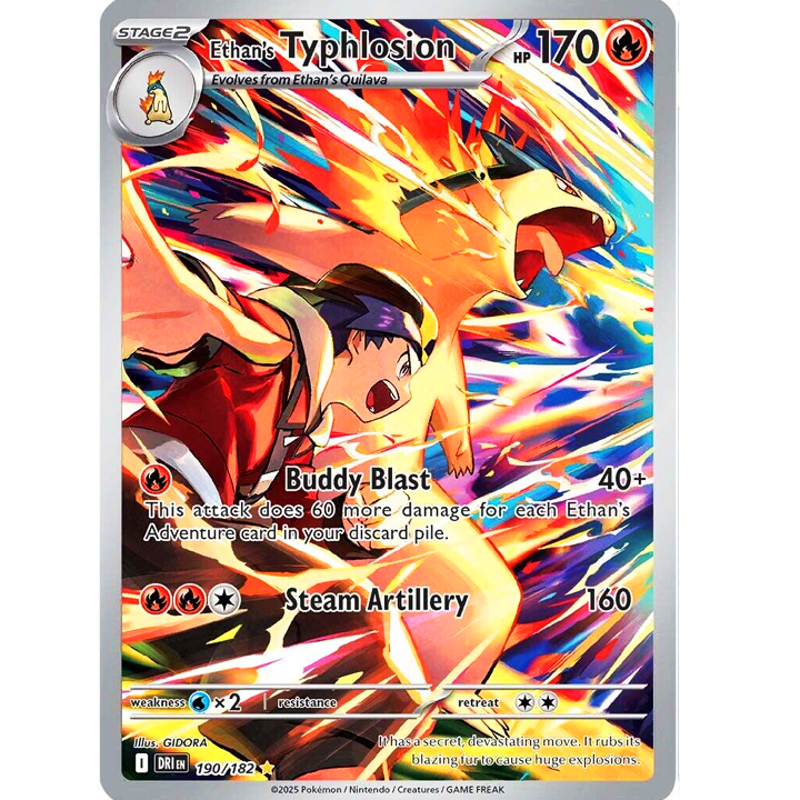 Ethan's Typhlosion 190/182 NM