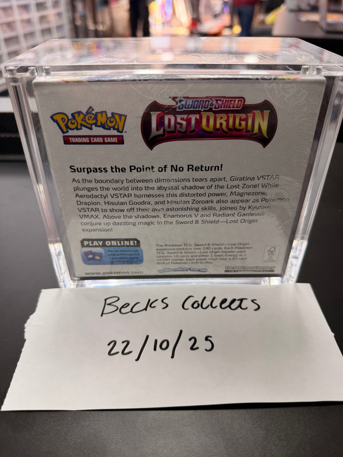 Pokémon TCG: Lost Origin Booster Box (36 Packs) Sealed