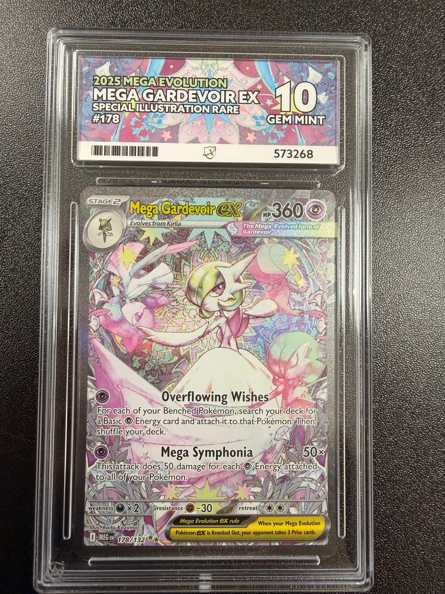 Pokémon Graded Card: Mega Gardevoir EX 178/132 ACE 10