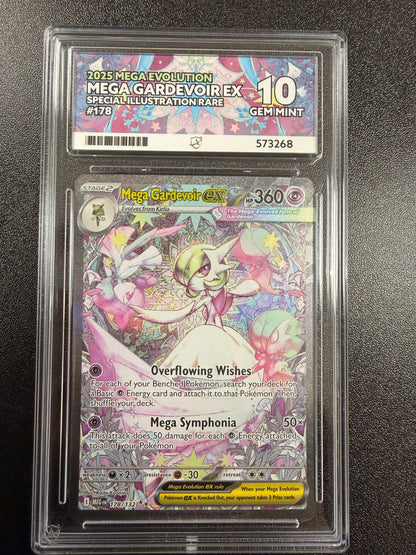 Pokémon Graded Card: Mega Gardevoir EX 178/132 ACE 10