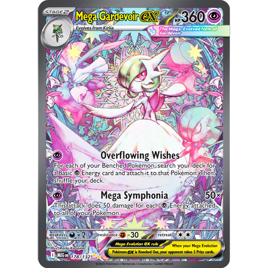 Mega Gardevoir EX 178/132 NM