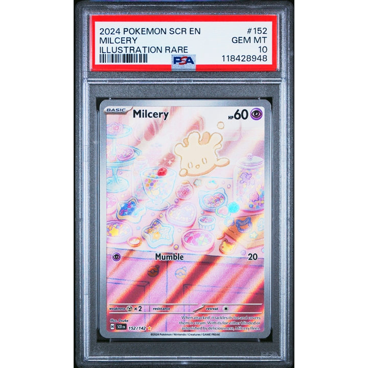Pokémon Graded Card: Milcery Stellar Crown PSA Gem Mint 10