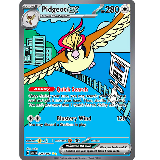 Pidgeot EX 225/197 NM
