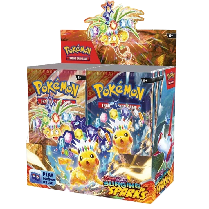 Pokémon TCG: Surging Sparks Booster Box (36 Packs) Sealed