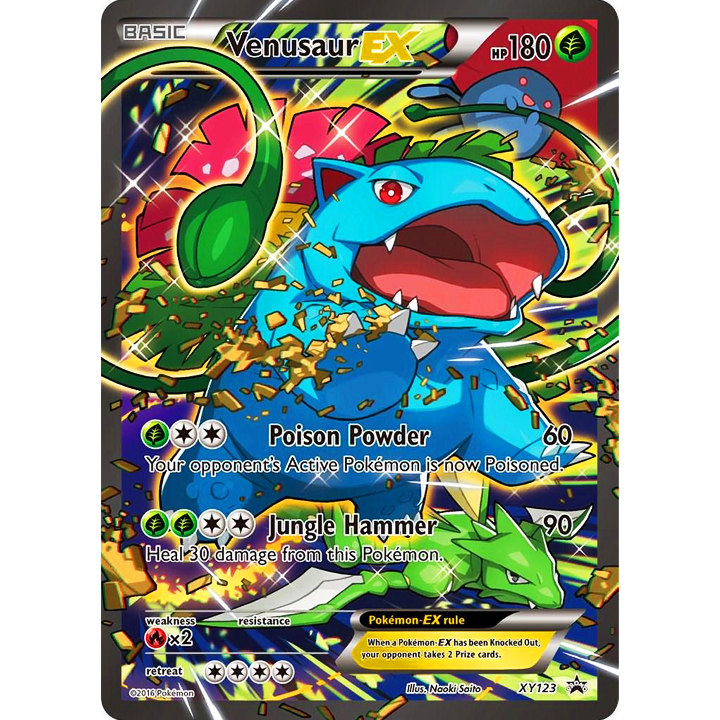 Venusaur EX XY123 Promo MP