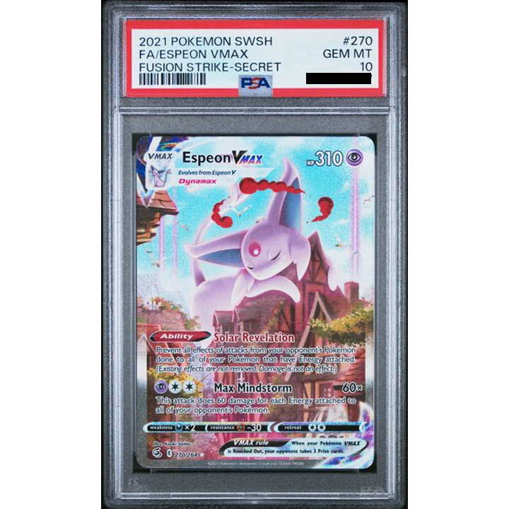 Pokémon Graded Card: Espeon 270/264 Vmax PSA Gem Mint 10