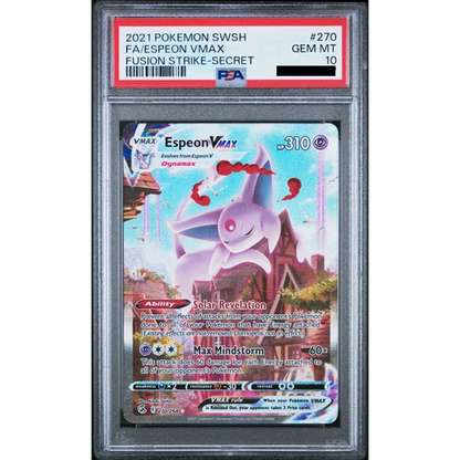 Pokémon Graded Card: Espeon 270/264 Vmax PSA Gem Mint 10