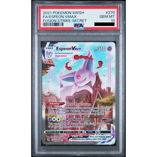 Pokémon Graded Card: Espeon 270/264 Vmax PSA Gem Mint 10
