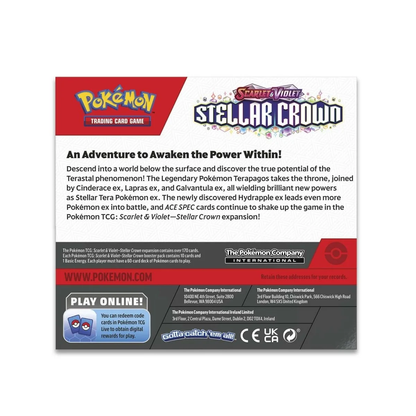 Pokémon TCG: Stellar Crown Booster Box (36 Packs) Sealed