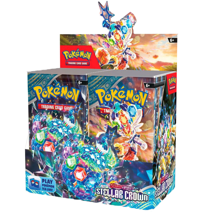 Pokémon TCG: Stellar Crown Booster Box (36 Packs) Sealed