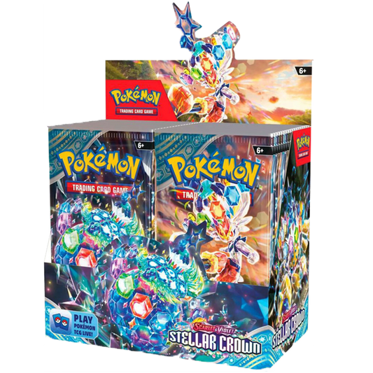 Pokémon TCG: Stellar Crown Booster Box (36 Packs) Sealed
