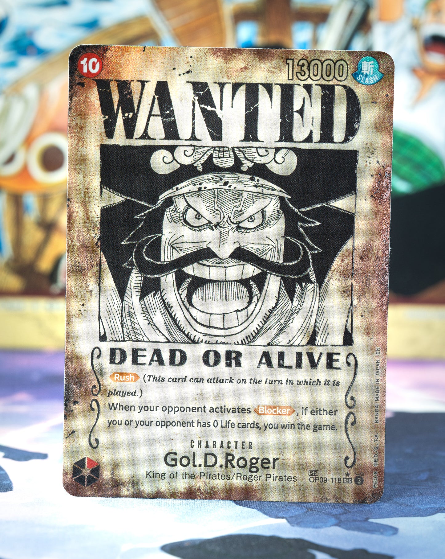 One PIECE TCG: Wanted Gol.D.Roger Single