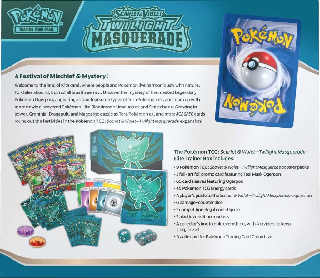Pokémon TCG: Twilight Masquerade Elite Trainer Box – Beck's